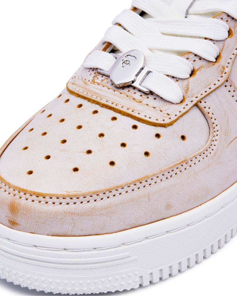 Basket Bape STA #5 M1 Beige Homme | SSN-71809573